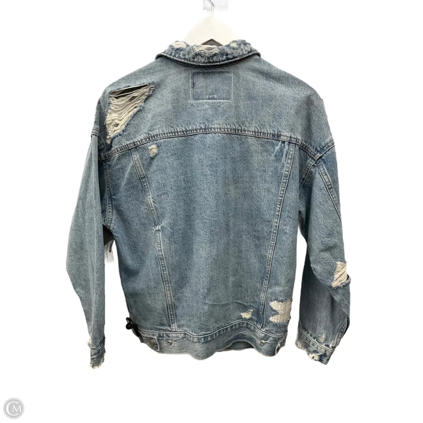 Jacket Denim By American Eagle In Blue Denim, Size: Xs