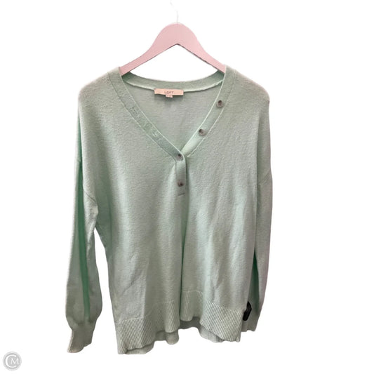 Sweater By Loft In Green, Size: M