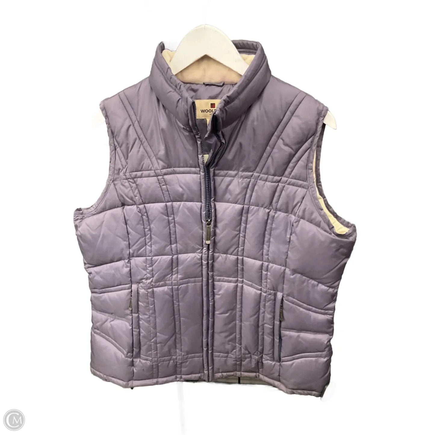 Vest Puffer & Quilted By Woolrich In Purple, Size: L