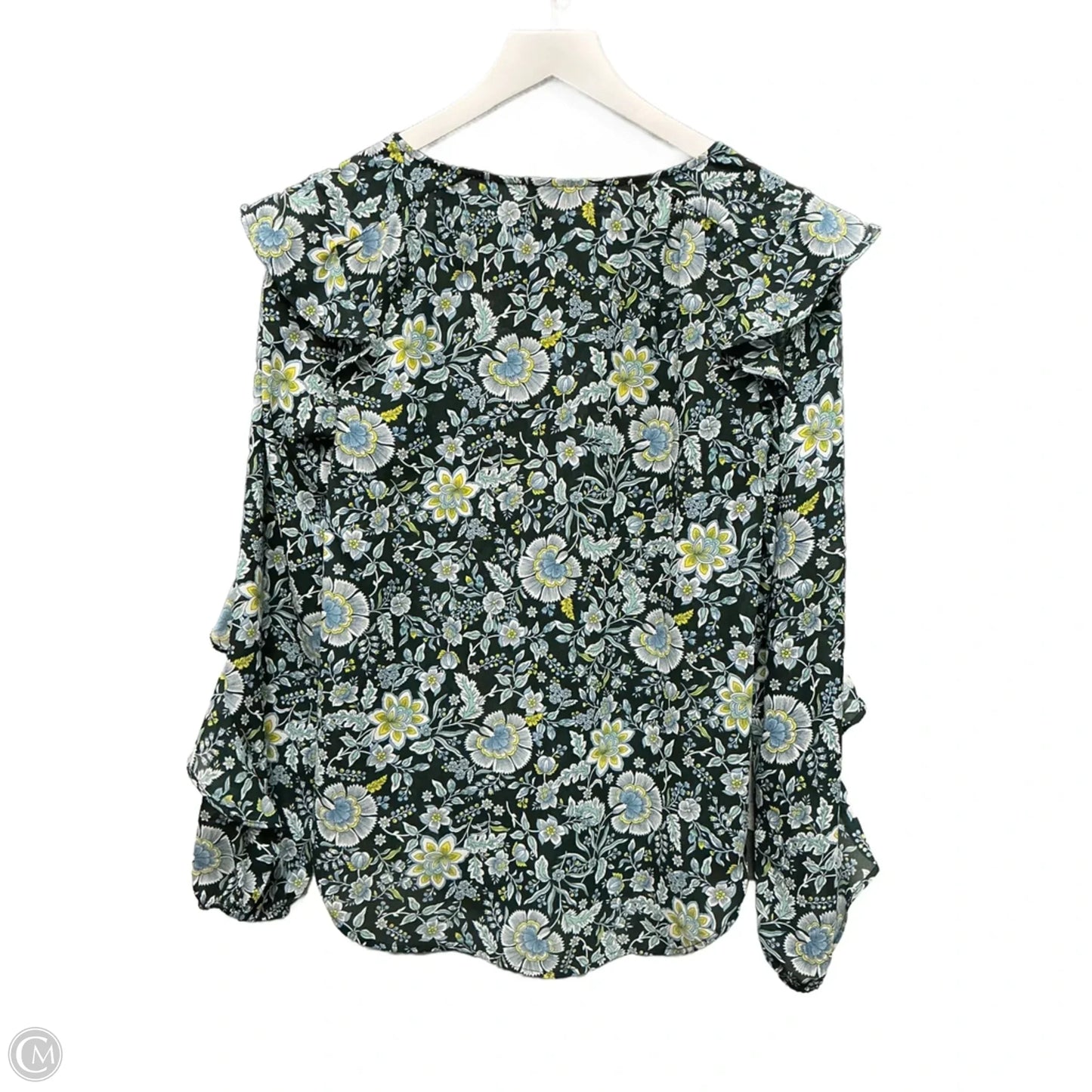 Top Long Sleeve By Loft In Floral Print, Size: Xs
