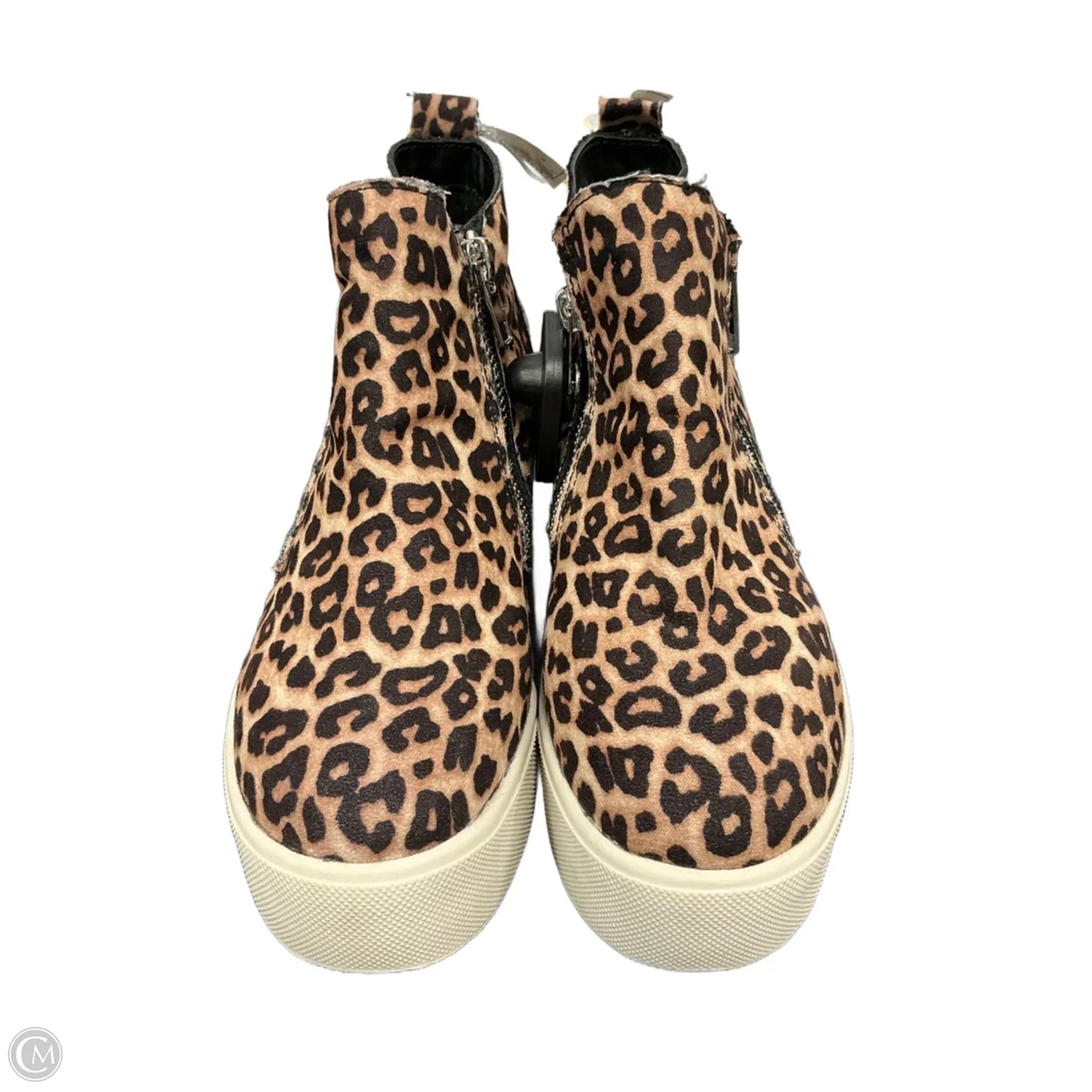 Boots Ankle Heels By Soda In Animal Print, Size: 6