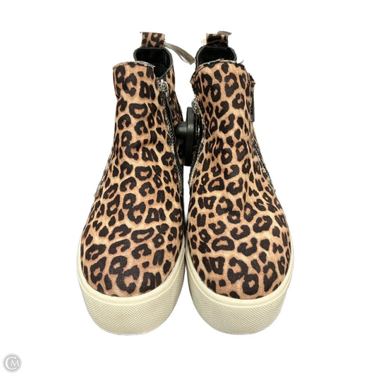 Boots Ankle Heels By Soda In Animal Print, Size: 6