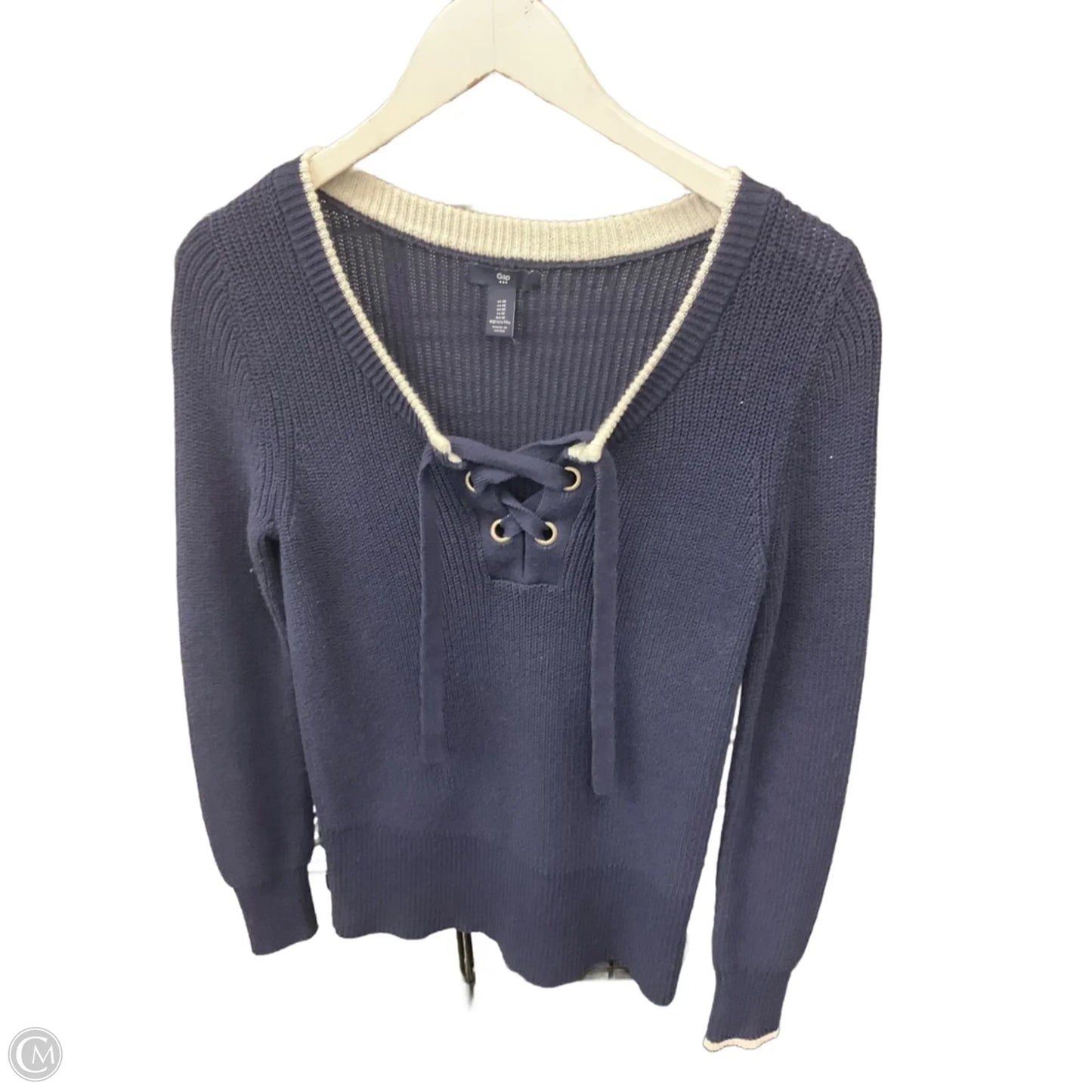 Sweater By Gap In Blue, Size: M