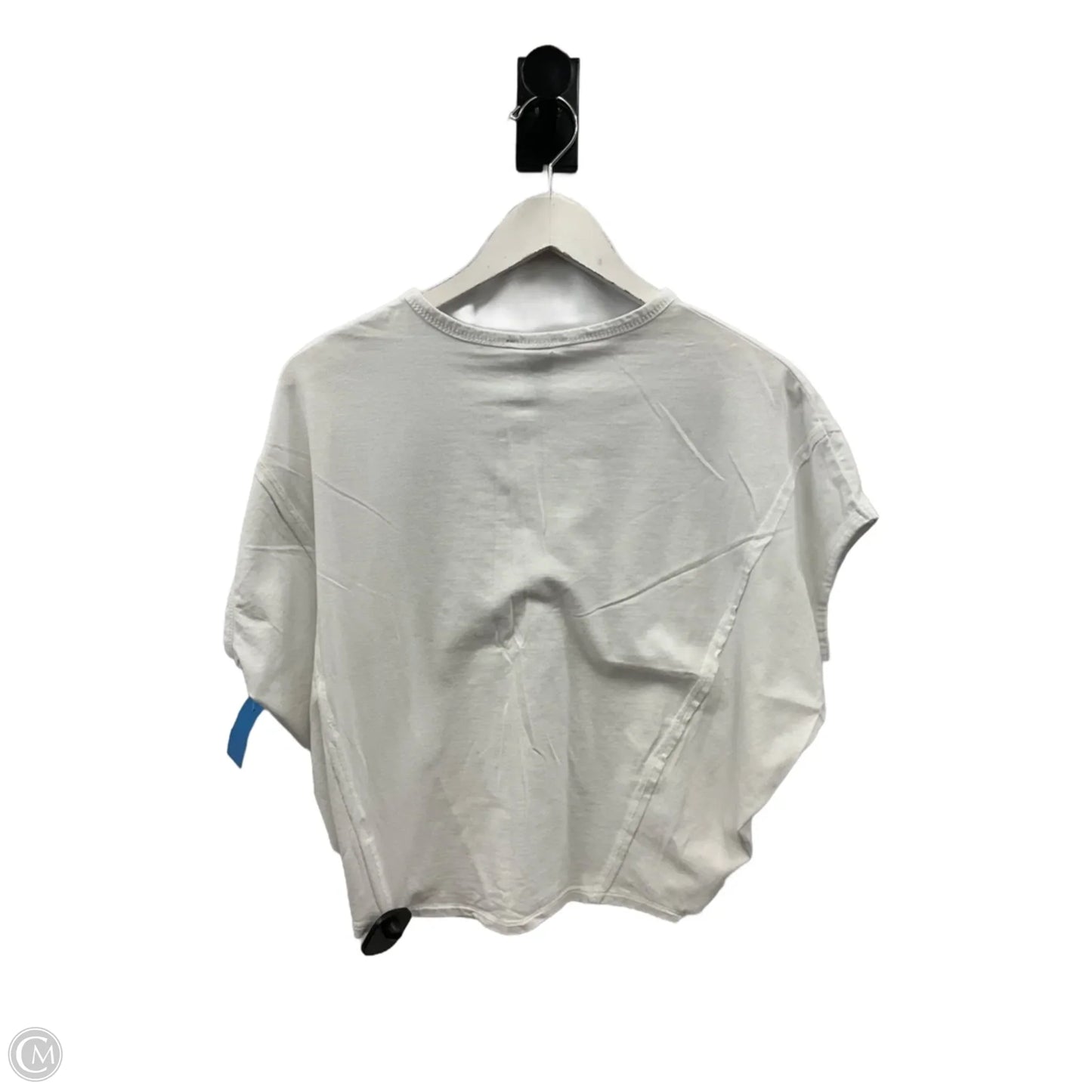 Top Short Sleeve By Forever 21 In White, Size: S