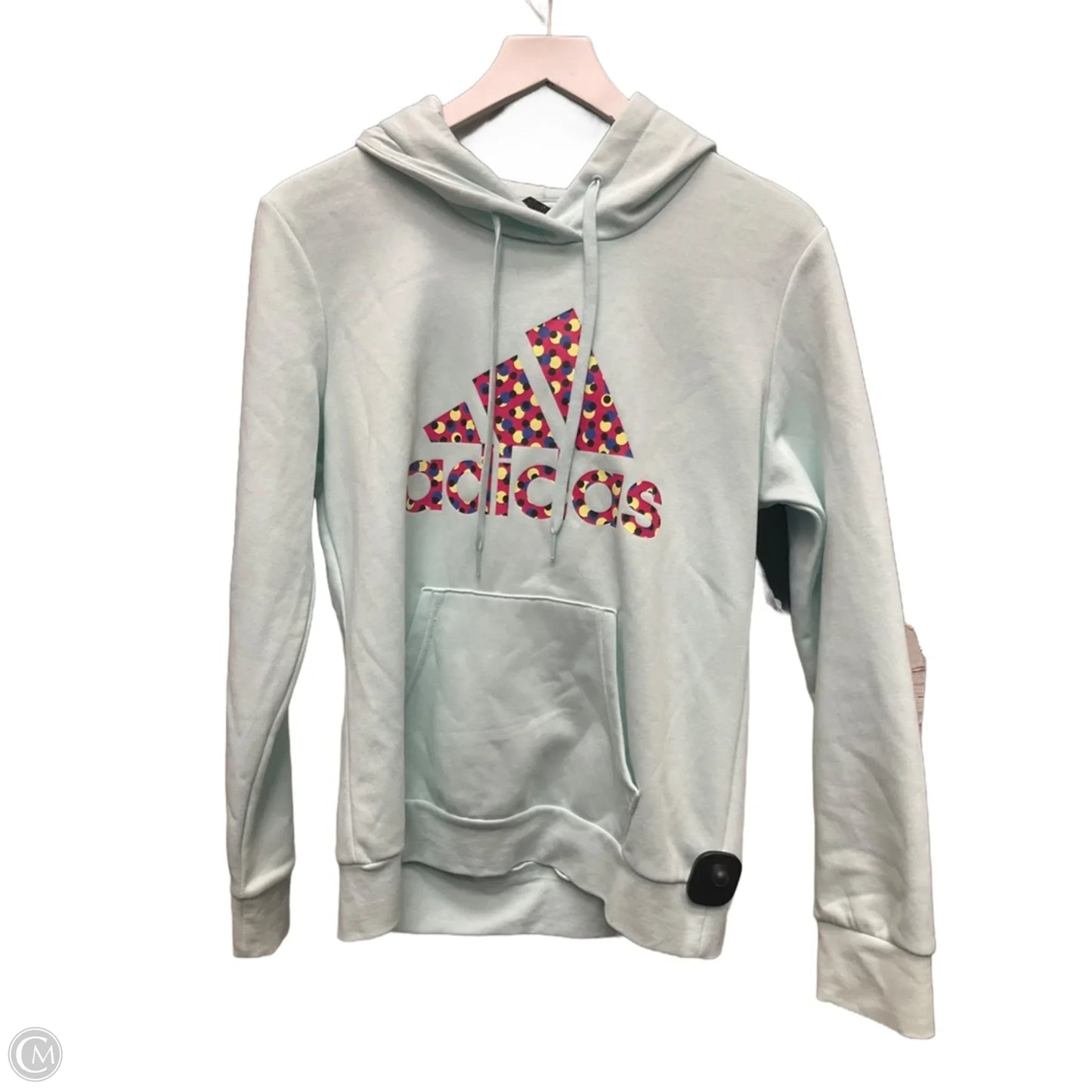 Sweatshirt Hoodie By Adidas In Blue, Size: M