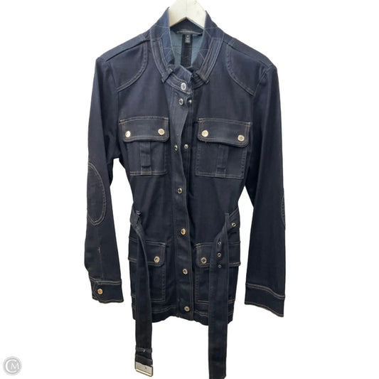 Jacket Denim By White House Black Market In Blue Denim, Size: L