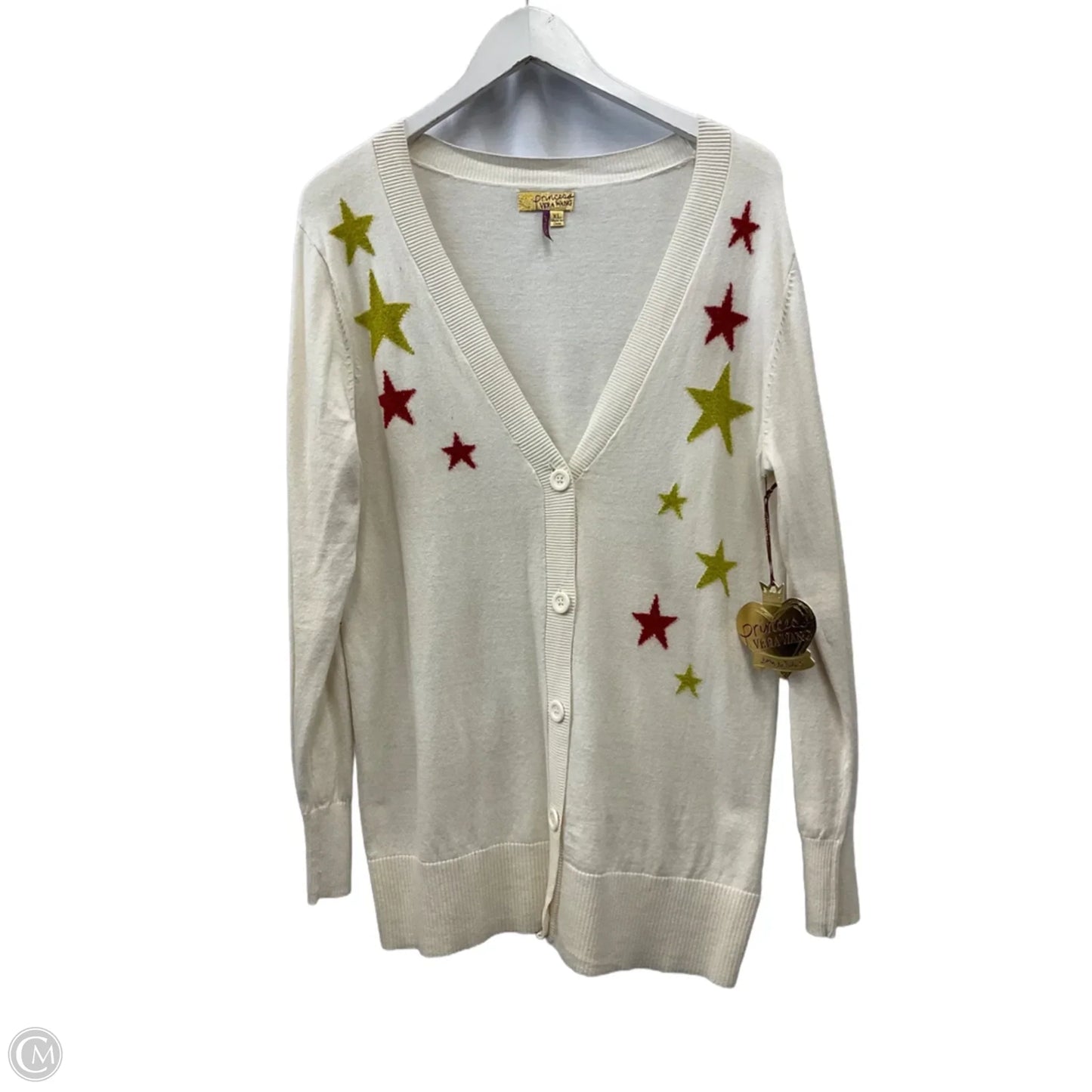 Cardigan By Simply Vera In White, Size: Xl