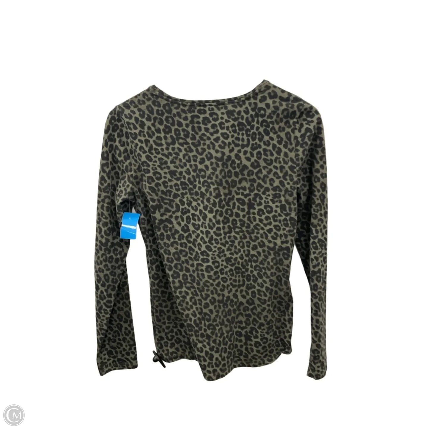 Top Long Sleeve Basic By Talbots In Animal Print, Size: Xs