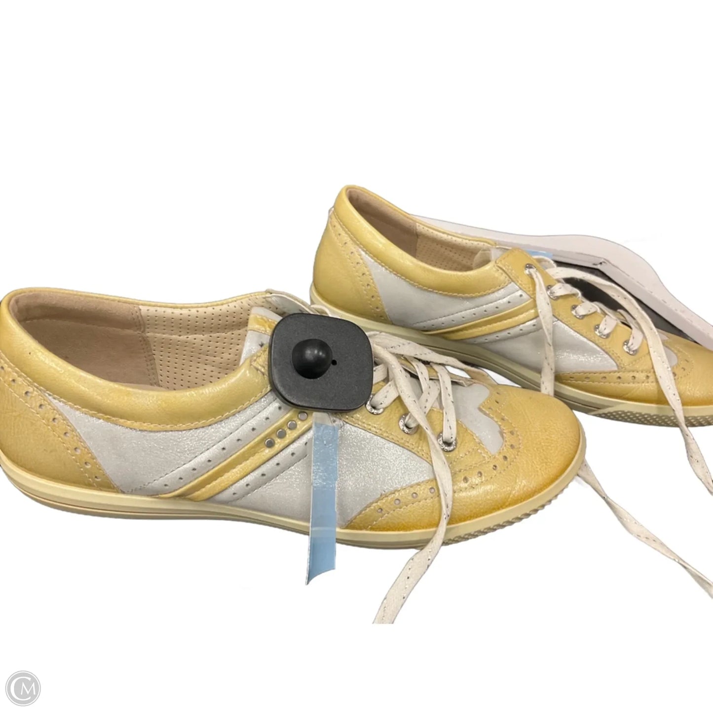 Shoes Sneakers By Ecco In Cream, Size: 10