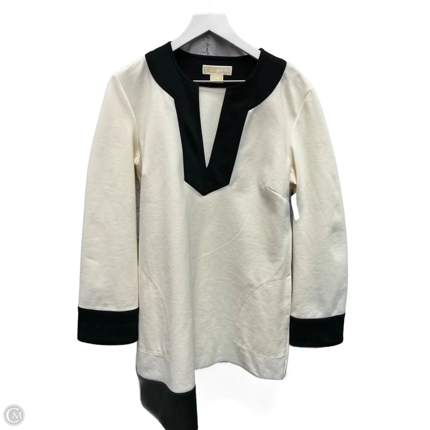 Dress Casual Short By Michael By Michael Kors In Cream, Size: L