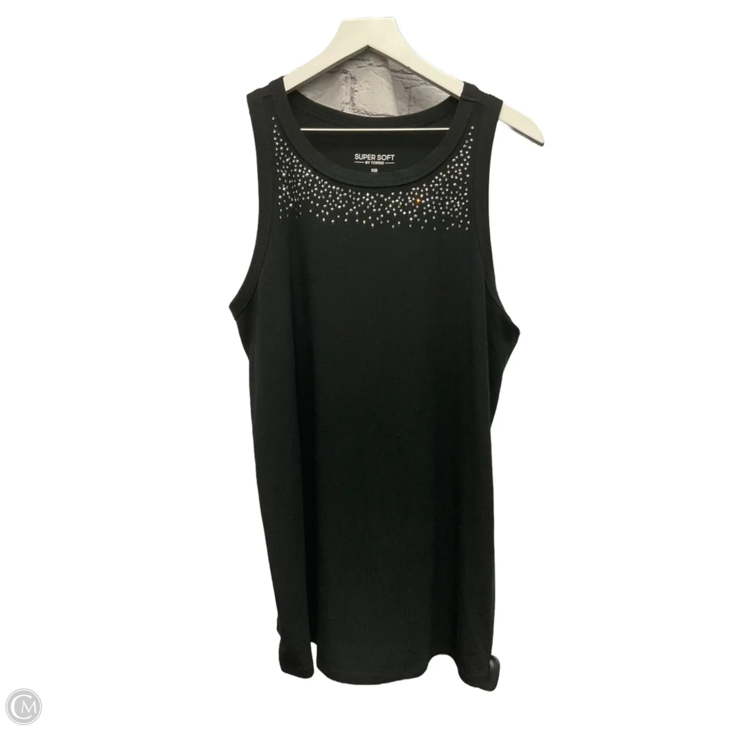 Top Sleeveless By Torrid In Black, Size: 3x
