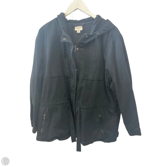 Jacket Utility By St Johns Bay In Black, Size: 3x