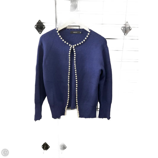 Sweater Cardigan By Zesica In Navy, Size: S