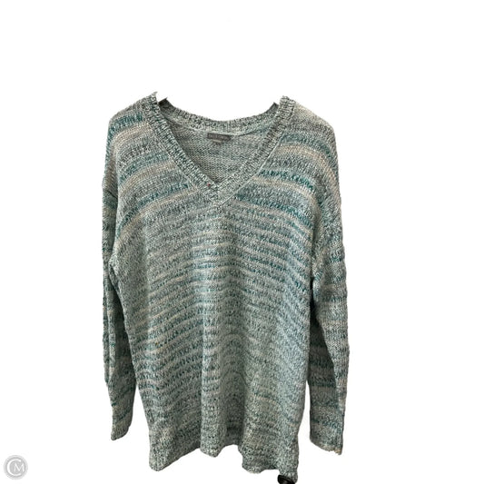 Sweater By Falls Creek In Aqua, Size: 1x