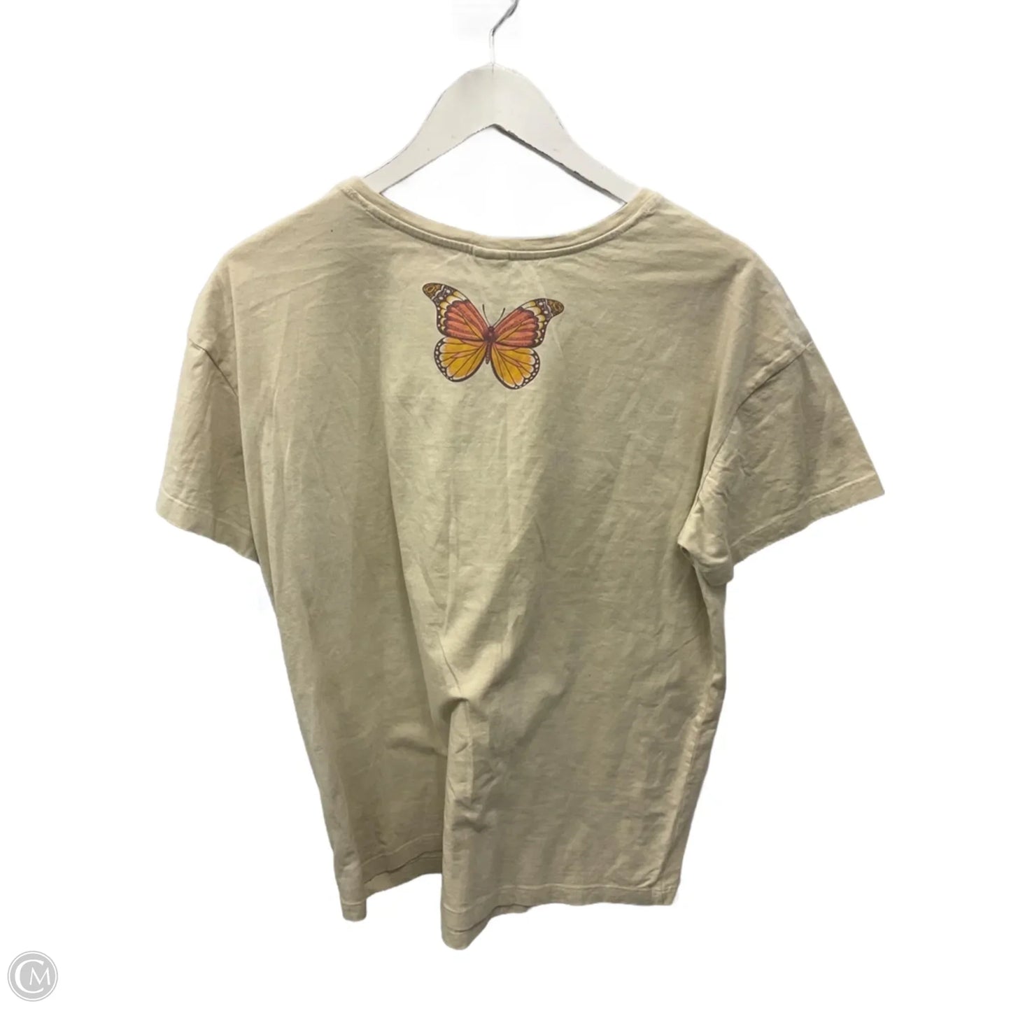 Top Short Sleeve By Clothes Mentor In Yellow, Size: L