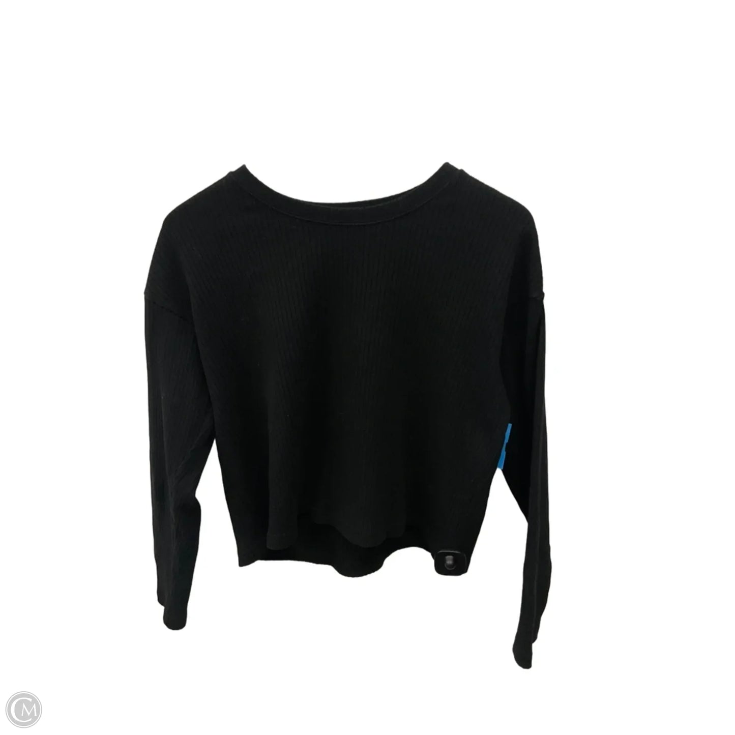 Top Long Sleeve By Time And Tru In Black, Size: M