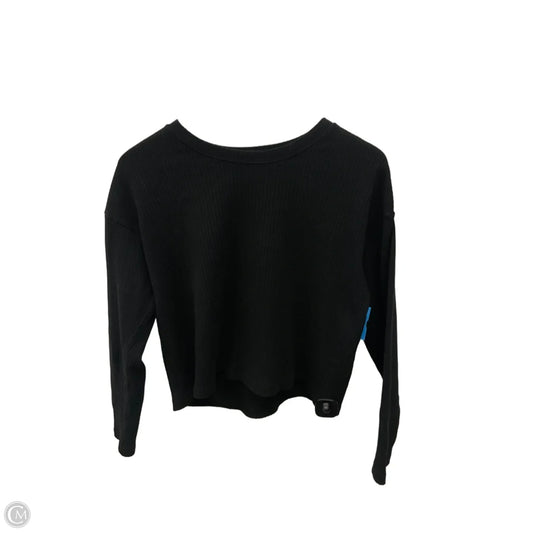 Top Long Sleeve By Time And Tru In Black, Size: M