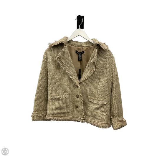 Sweater Cardigan By Alberto Makali In Gold, Size: L