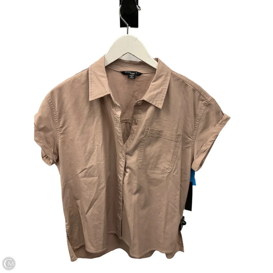 Top Short Sleeve By Stitch Star In Pink, Size: M