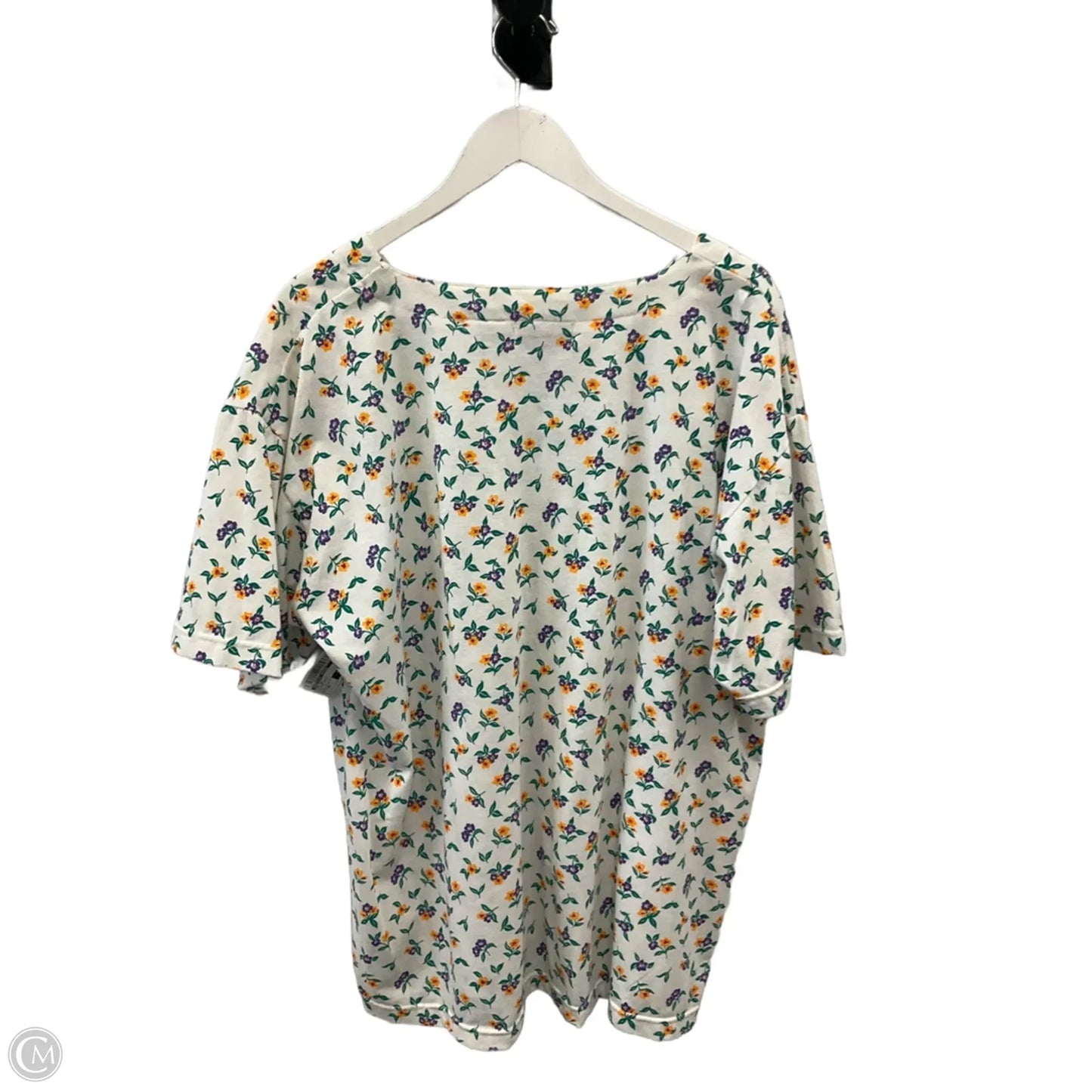 Top Short Sleeve By American Weekend In Floral Print, Size: 3x