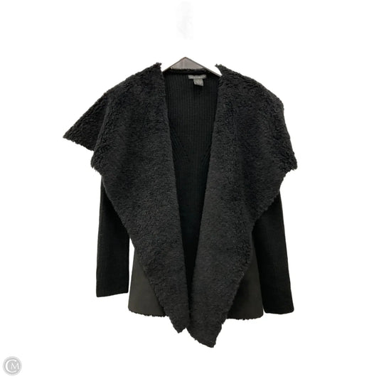 Sweater Cardigan By Chelsea And Theodore In Black, Size: S