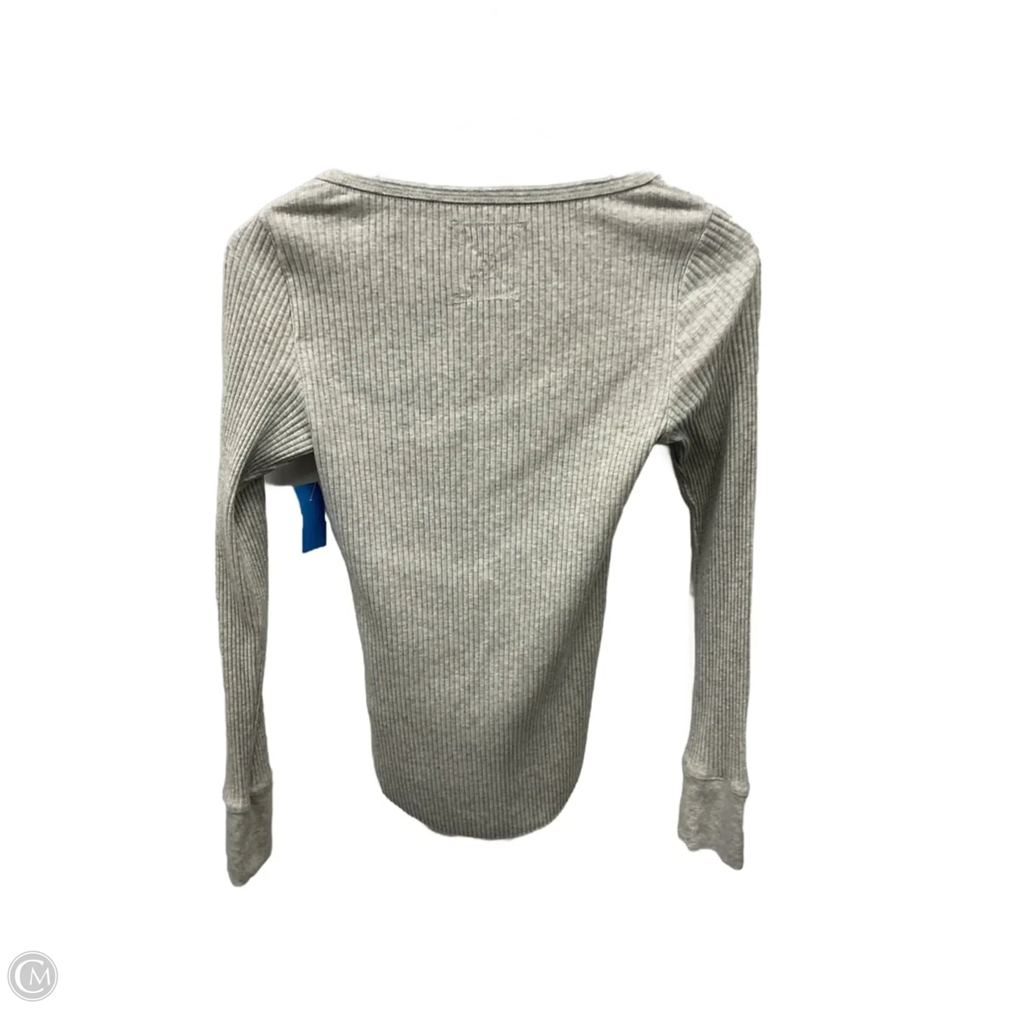 Top Long Sleeve By Aerie In Grey, Size: M