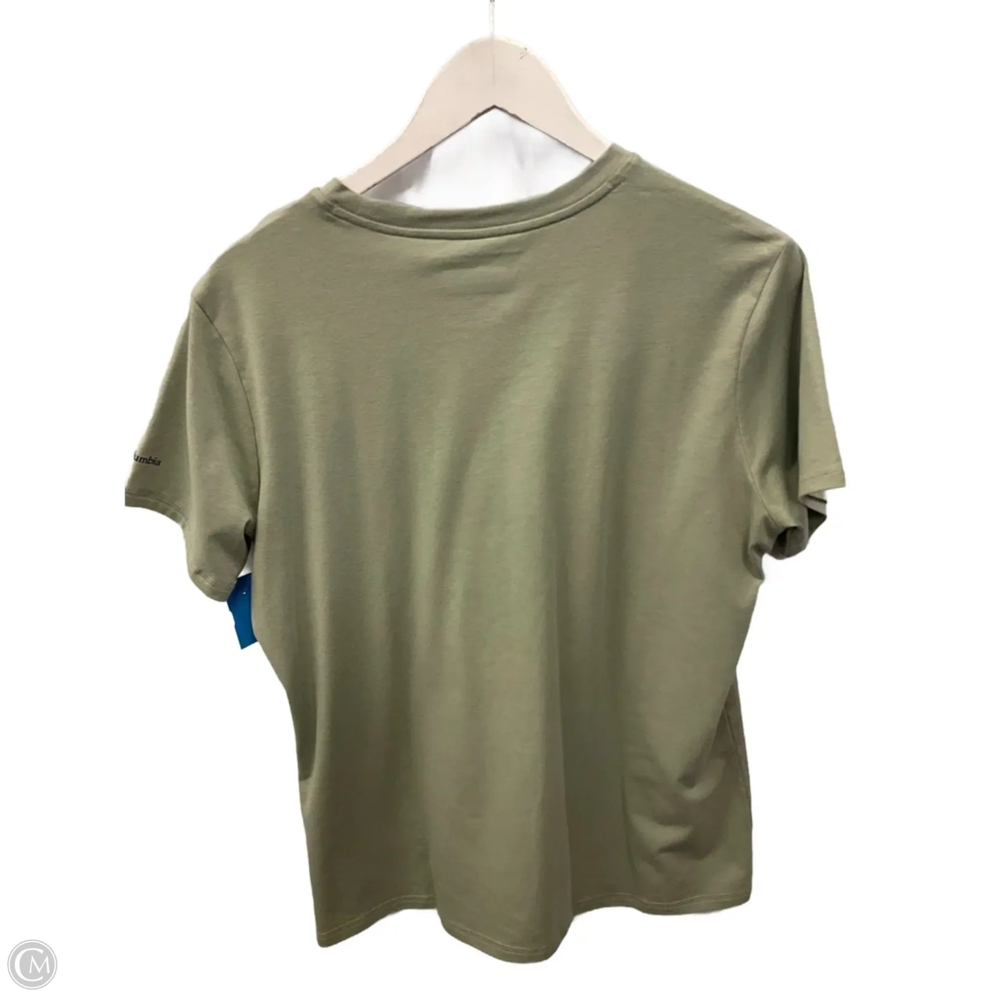 Top Short Sleeve By Columbia In Green, Size: L