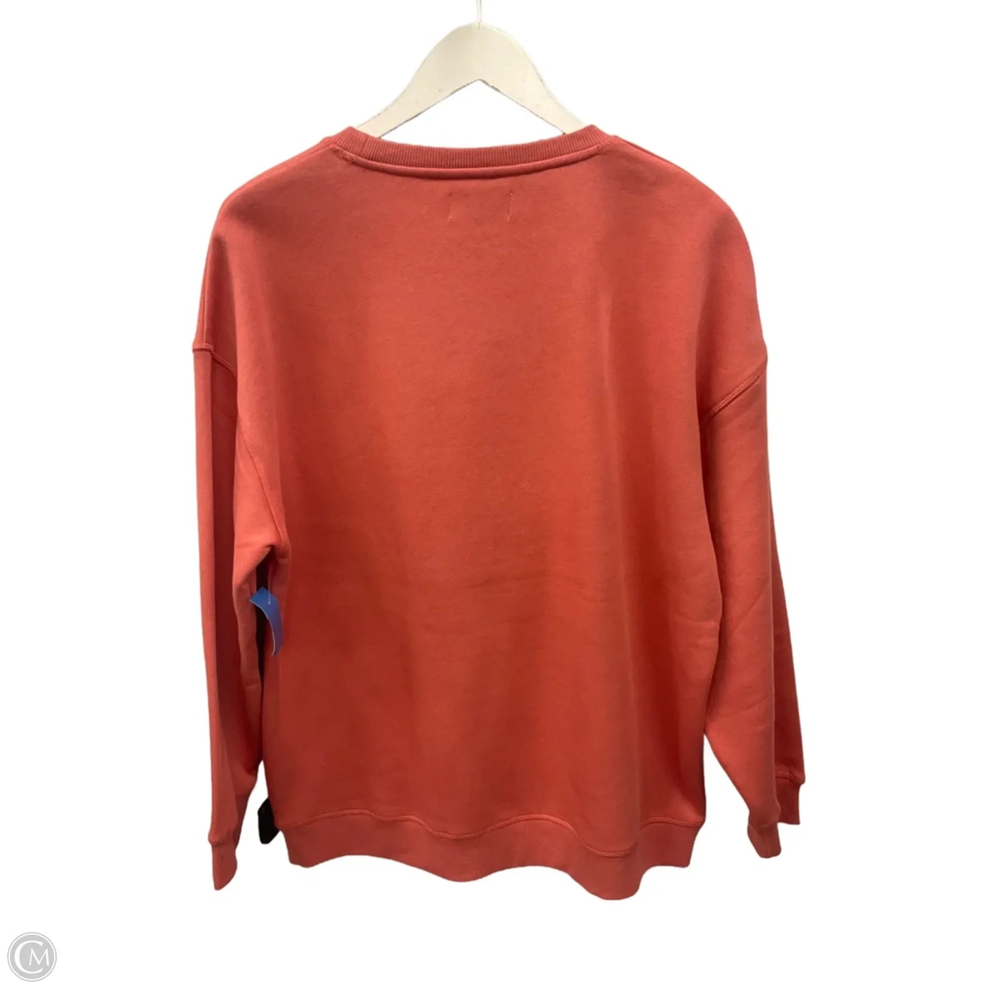 Sweatshirt Crewneck By Clothes Mentor In Orange, Size: L