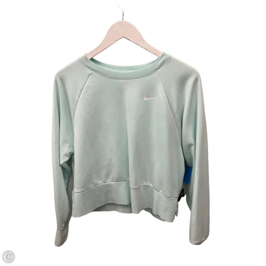 Sweatshirt Crewneck By Nike Apparel In Green, Size: M