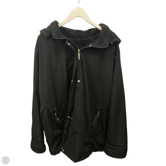 Coat Parka By Maggie Barnes In Black, Size: 3x
