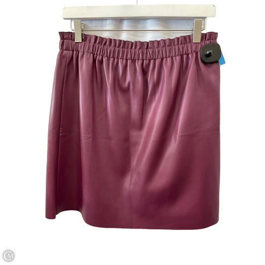 Skirt Mini & Short By Loft In Maroon, Size: M
