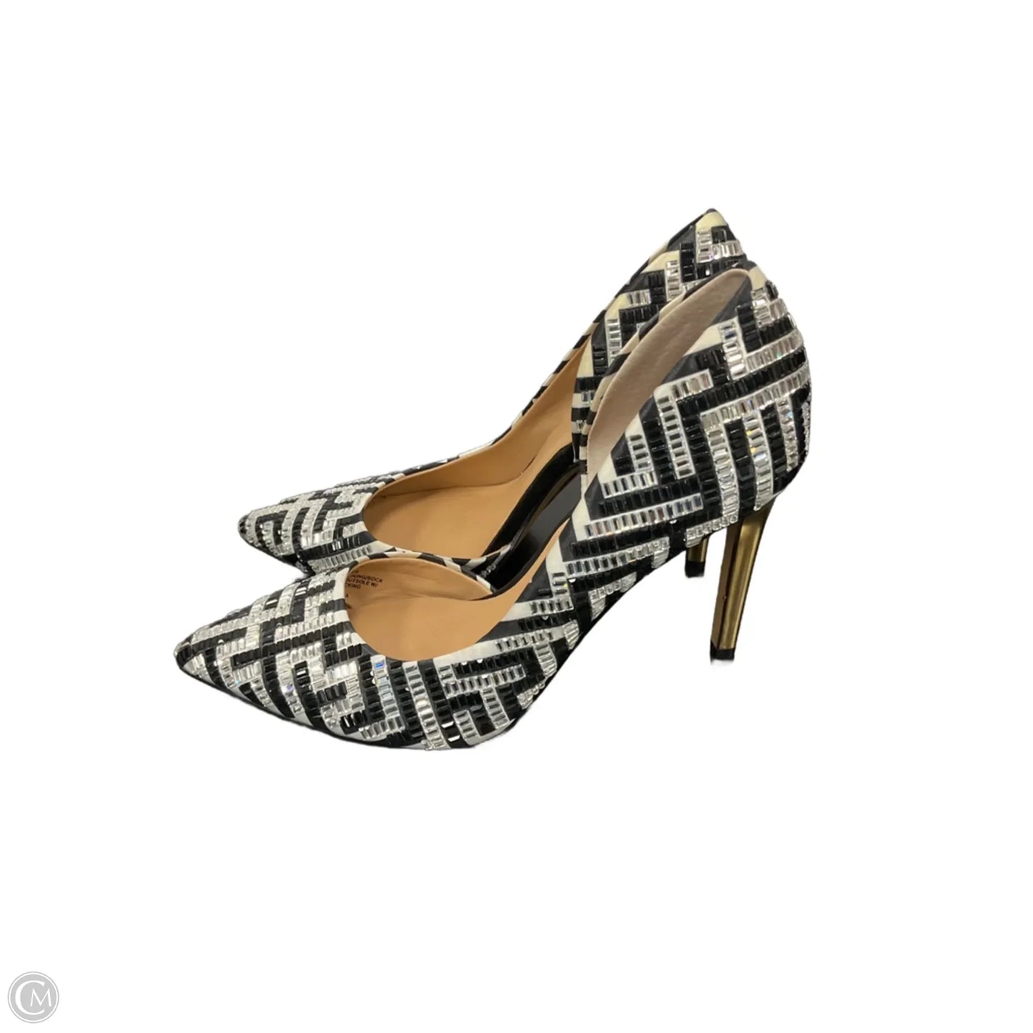 Shoes Heels Stiletto By Inc In Black & White, Size: 6.5