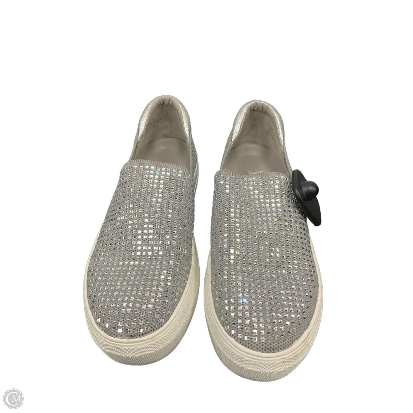 Shoes Flats By Steve Madden In Silver, Size: 7
