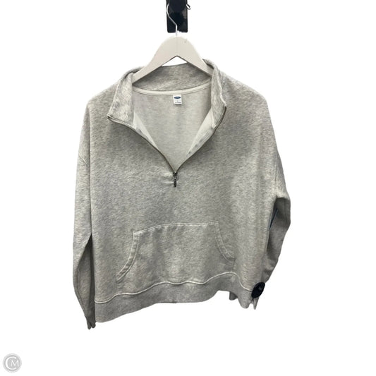 Top Long Sleeve By Old Navy In Grey, Size: L