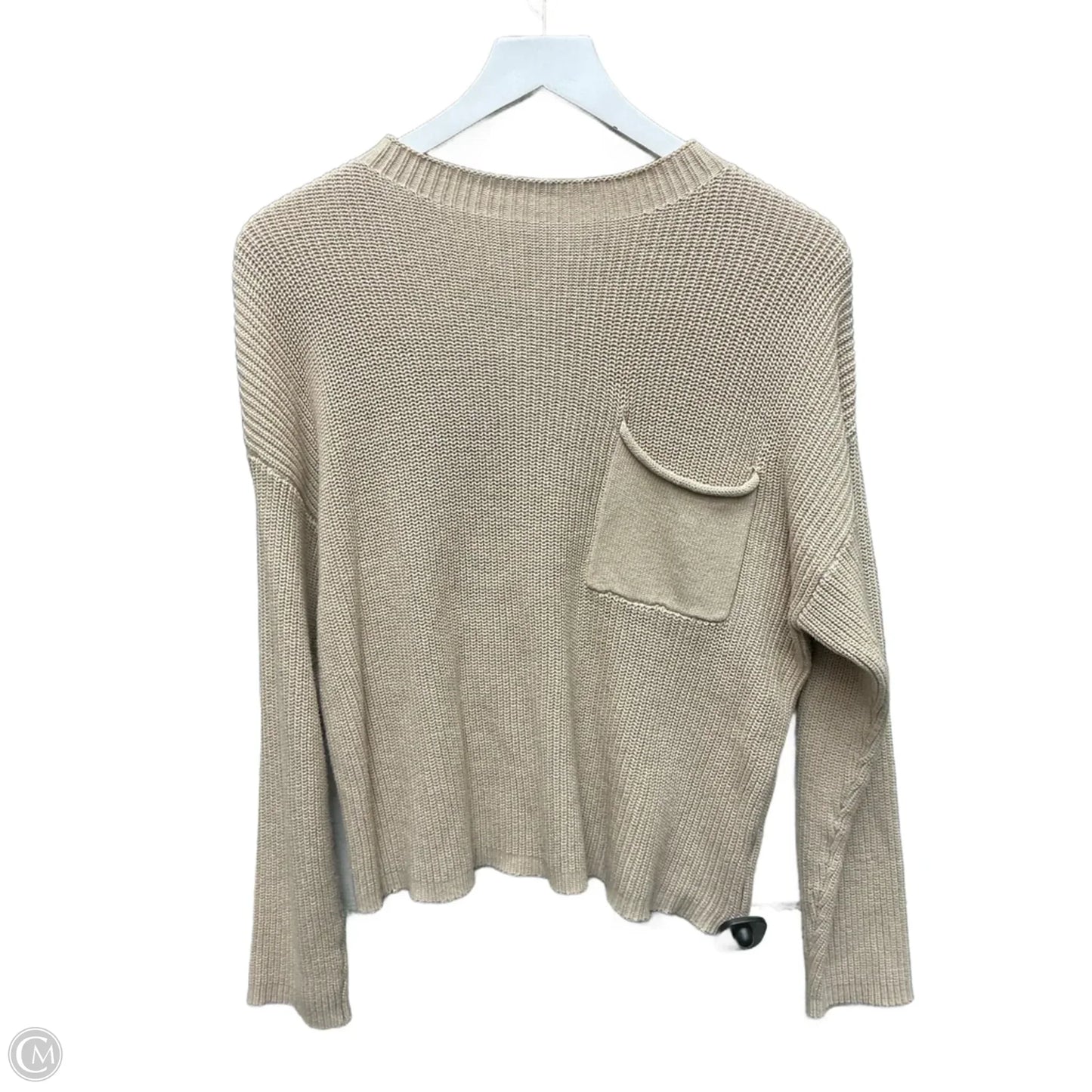 Sweater By Clothes Mentor In Beige, Size: M