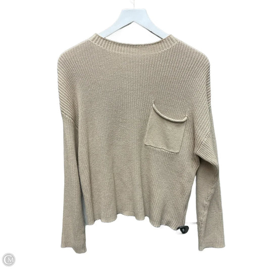 Sweater By Clothes Mentor In Beige, Size: M