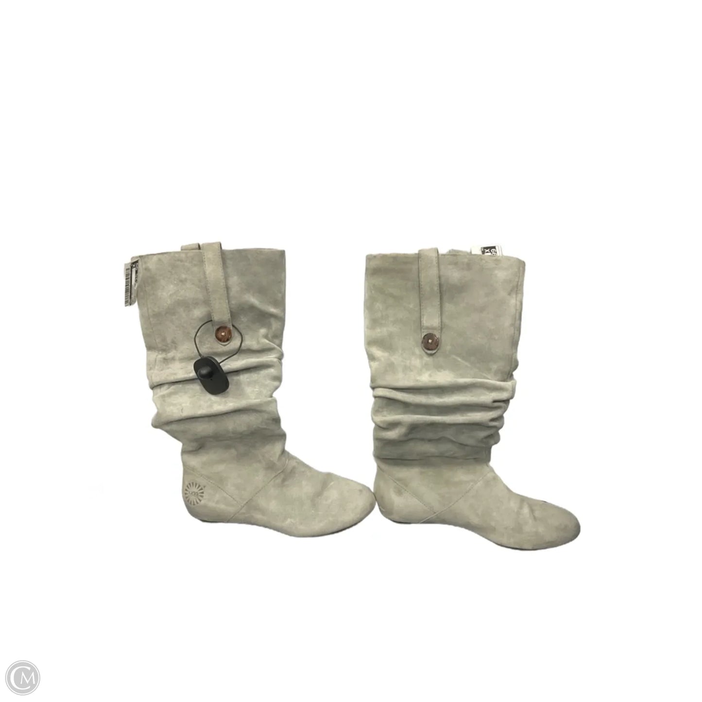 Boots Designer By Ugg In Grey, Size: 7