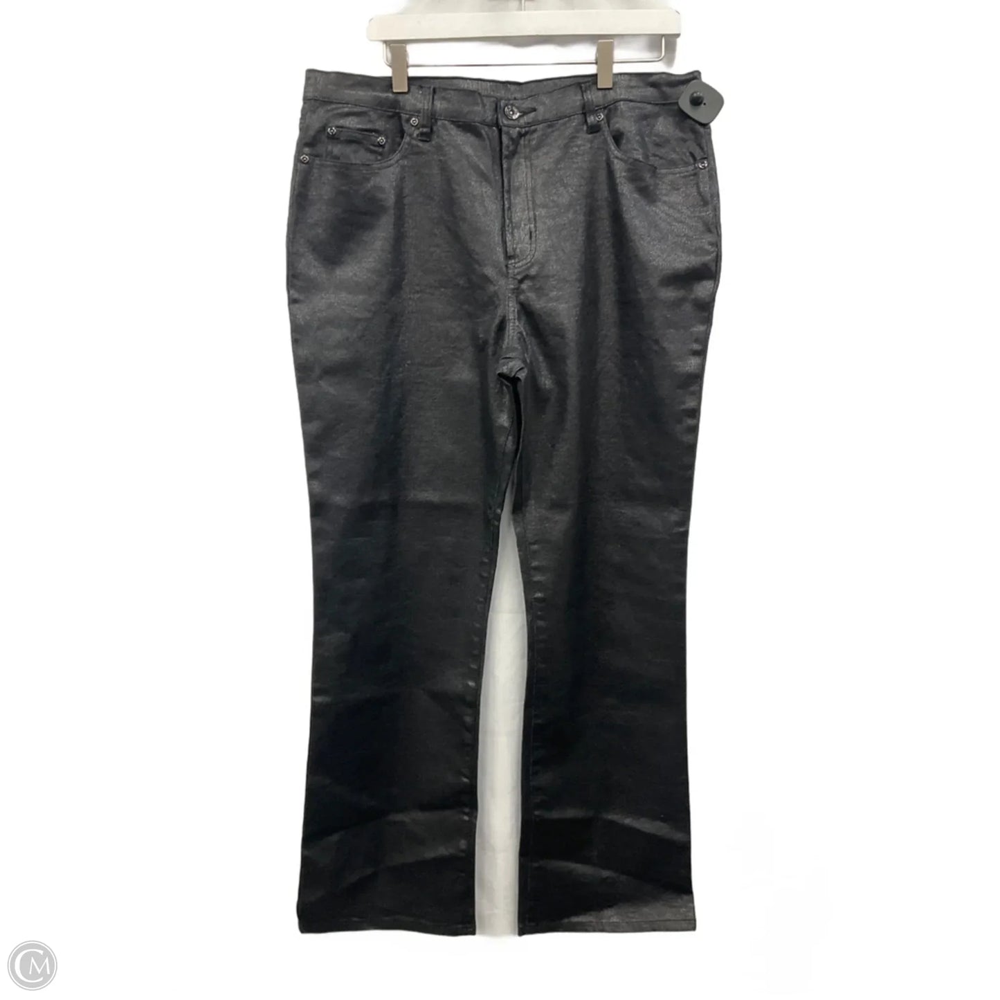 Jeans Straight By Dg2 In Black, Size: 16