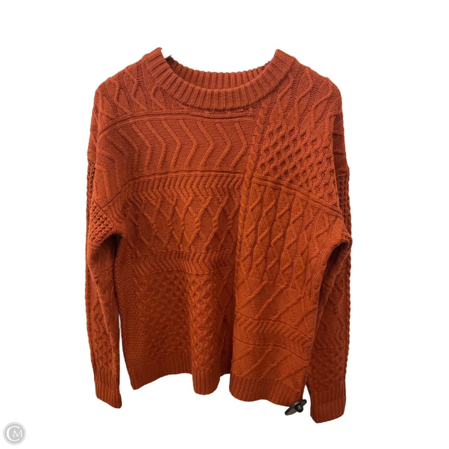Sweater By Time And Tru In Orange, Size: L