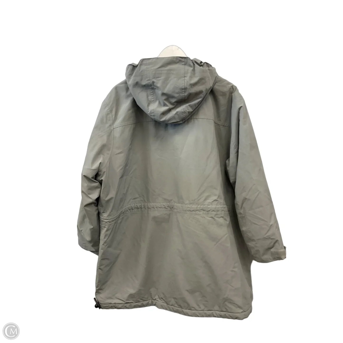 Coat Parka By Lands End In Grey, Size: 2x