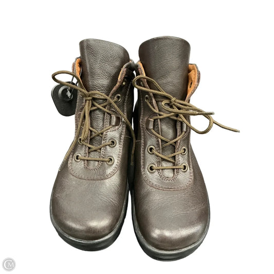 Boots Ankle Flats By Birkenstock In Bronze, Size: 6.5