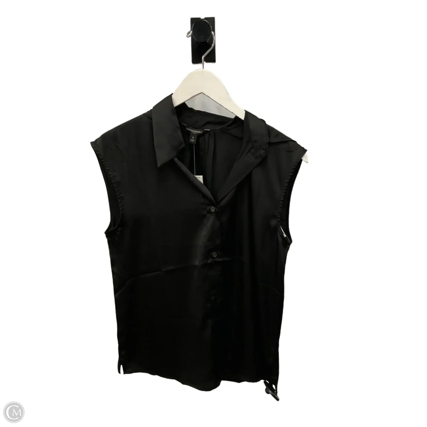 Top Sleeveless By Banana Republic In Black, Size: S