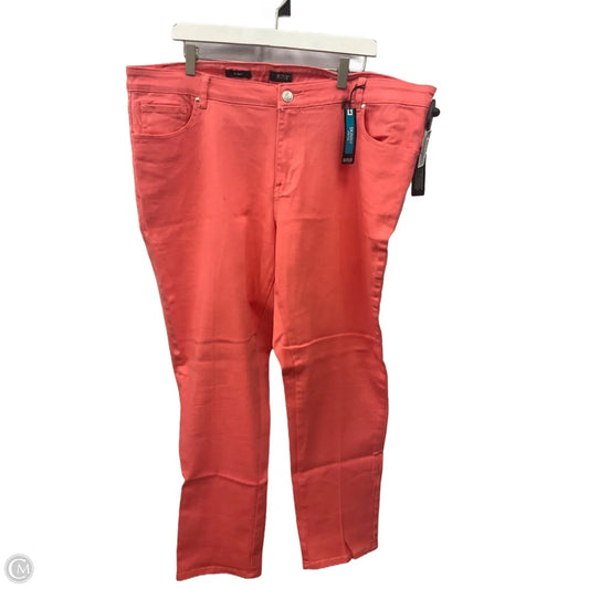 Jeans Skinny By Ana In Orange, Size: Xl