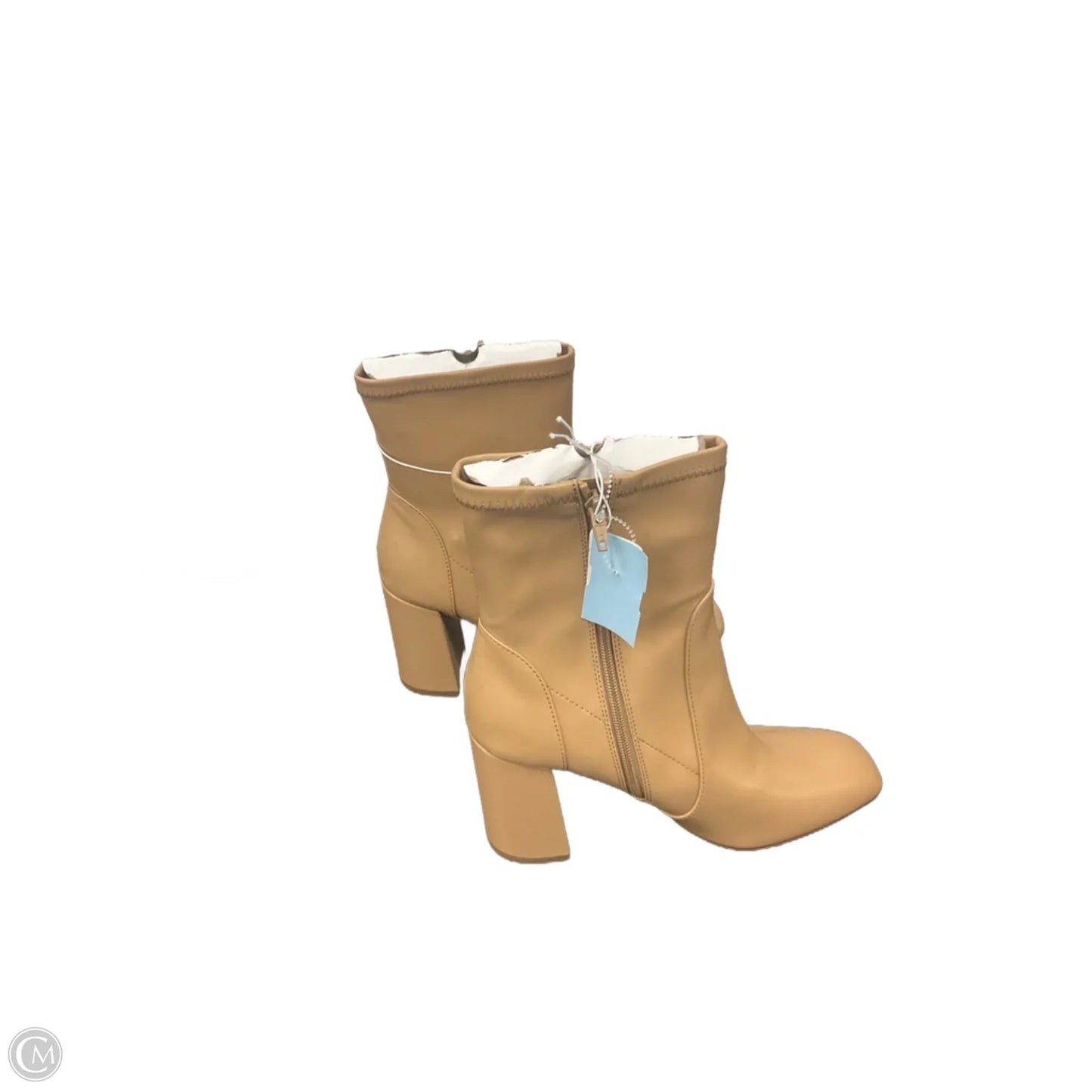 Boots Ankle Heels By A New Day In Tan, Size: 11