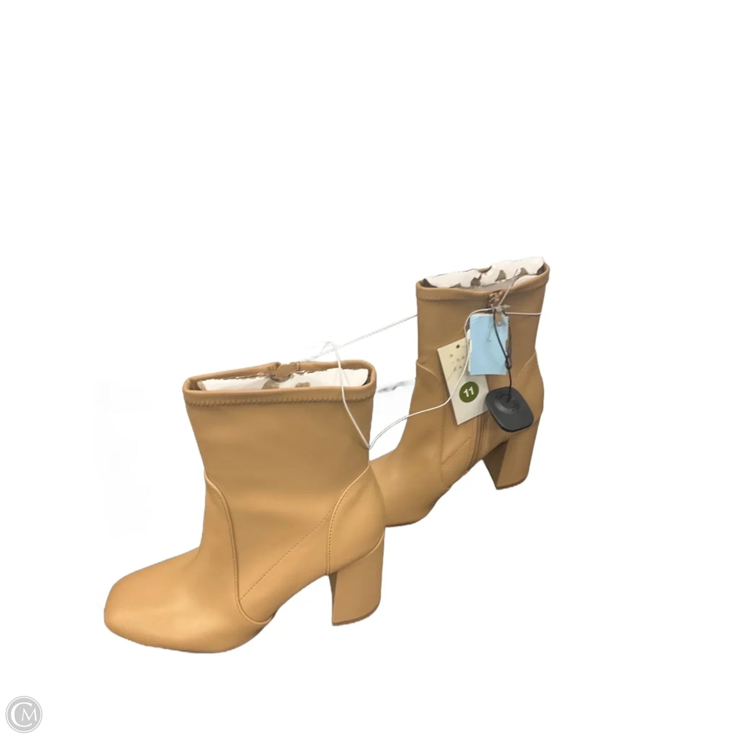 Boots Ankle Heels By A New Day In Tan, Size: 11