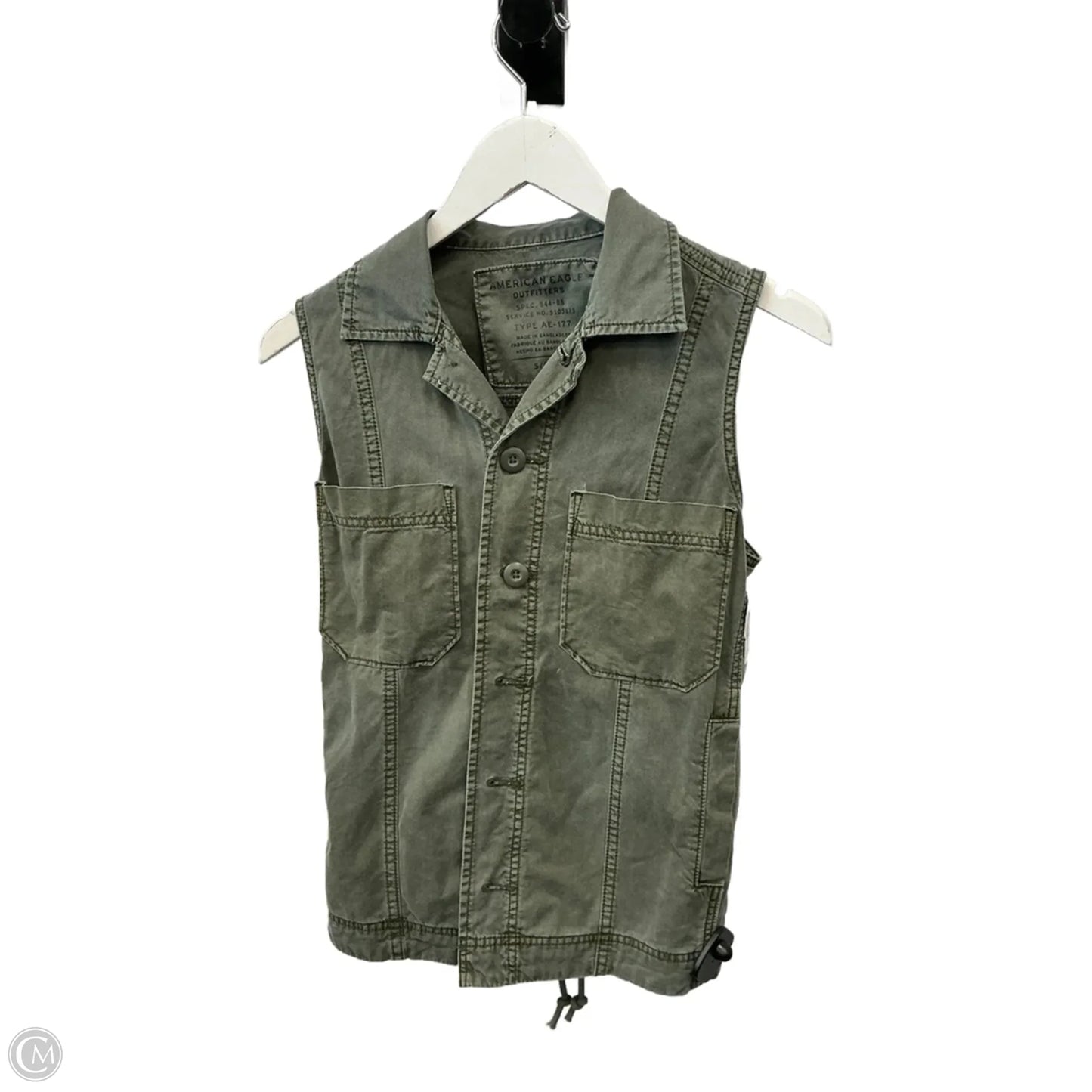 Vest Other By American Eagle In Green, Size: S