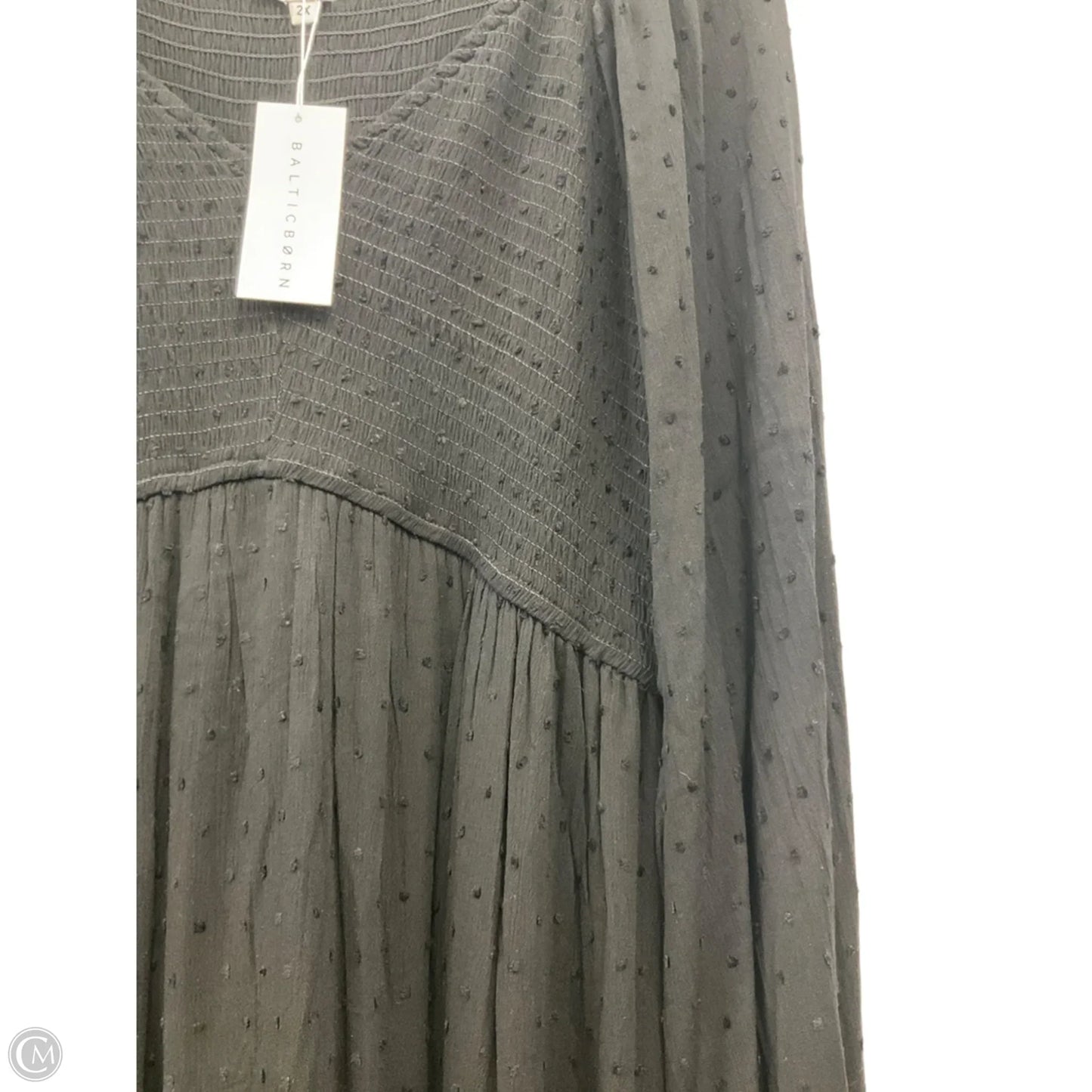 Dress Casual Midi By Clothes Mentor In Black, Size: 2x