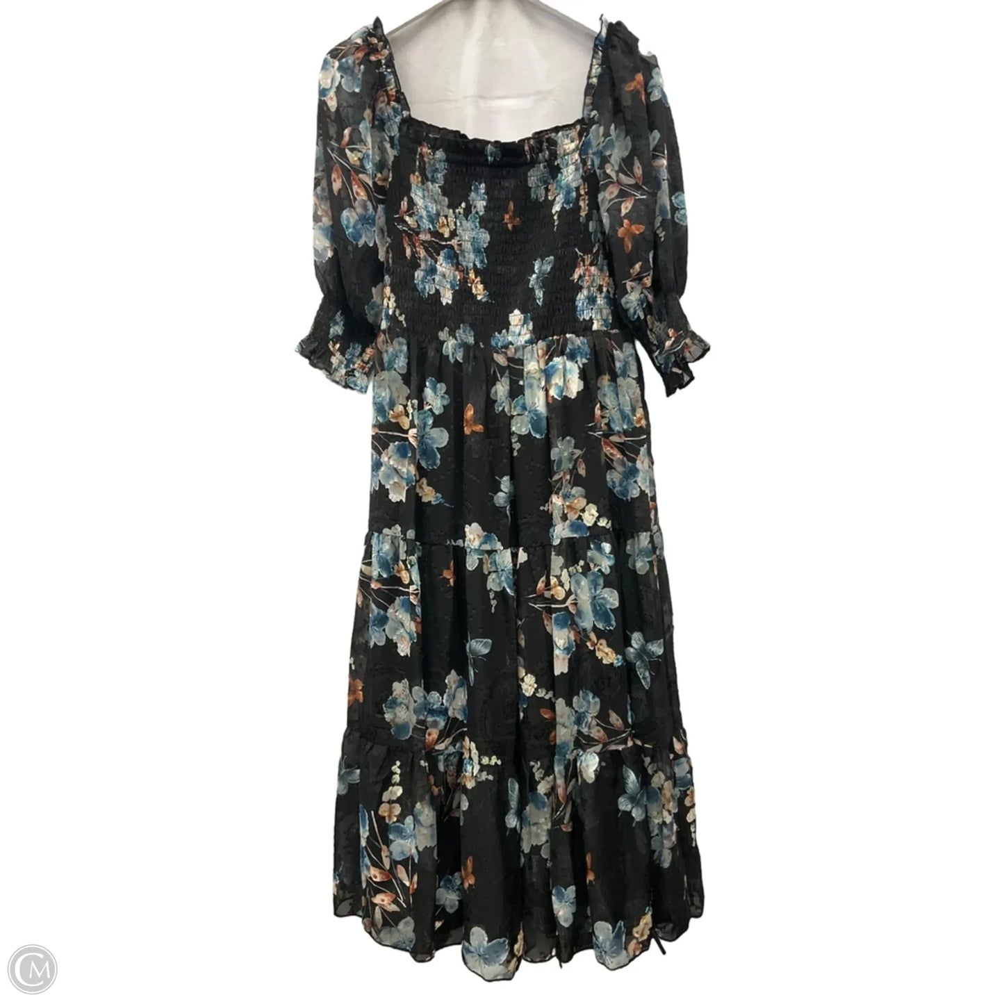 Dress Casual Midi By Clothes Mentor In Floral Print, Size: Xl