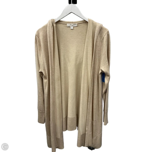 Cardigan By Clothes Mentor In Beige, Size: Xl