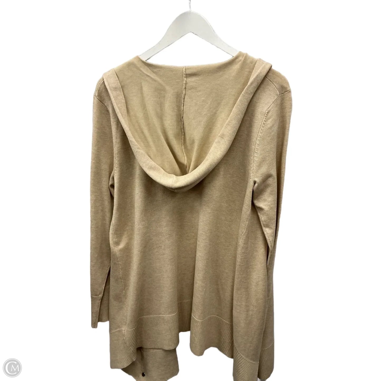Cardigan By Clothes Mentor In Beige, Size: Xl